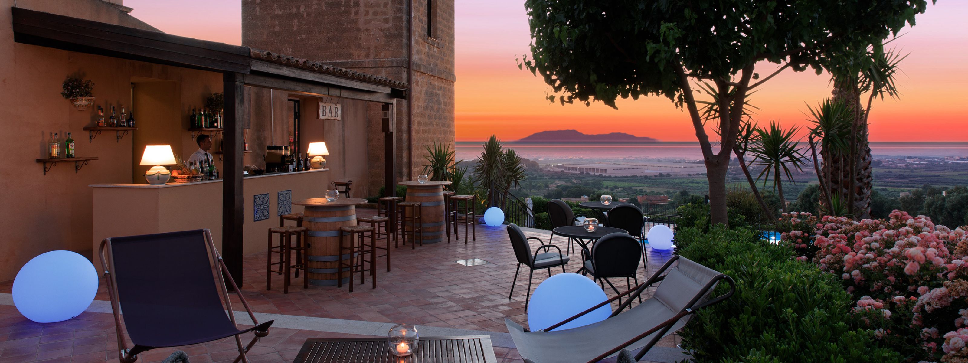 baglio oneto dei principi di san lorenzo bar sunset