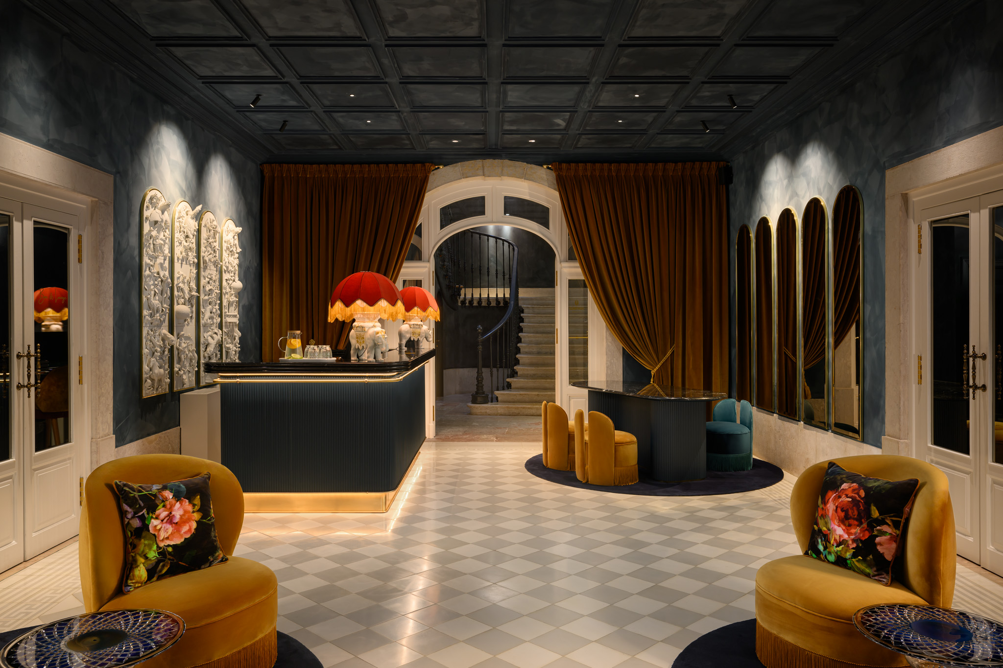 2 montebelo vista alegre lisboa chiado hotel entrance reception 1