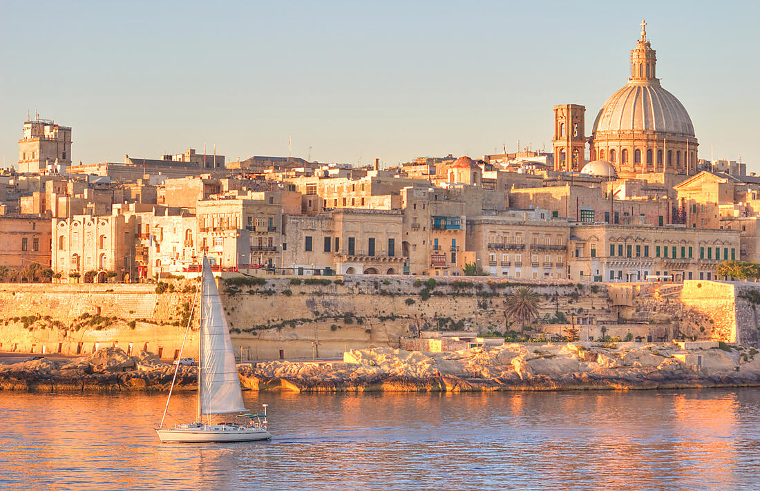 zonsondergang malta valletta kopie