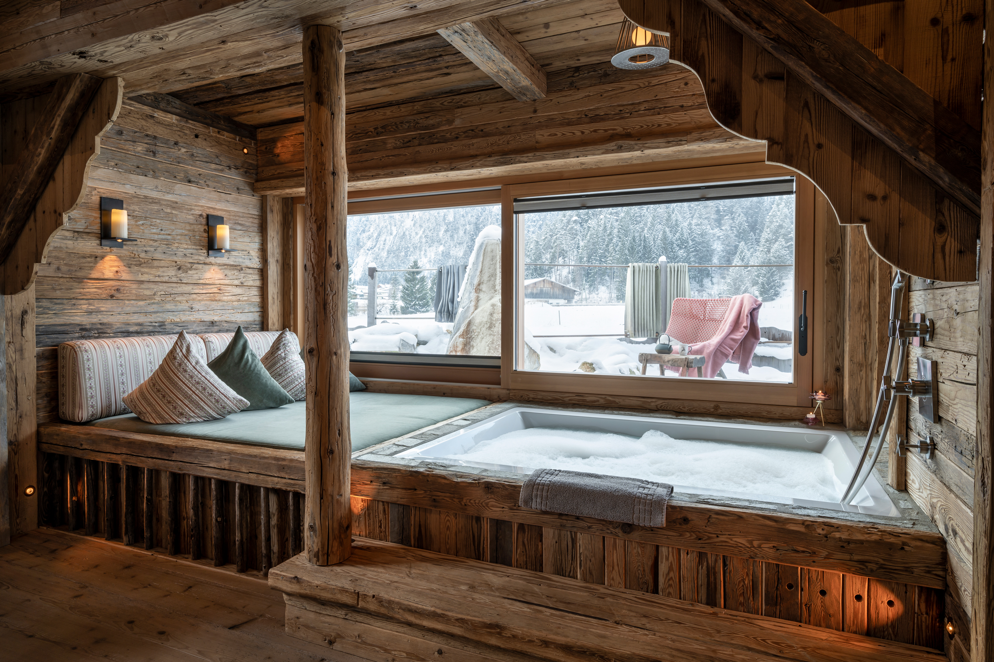 chalet mit whirlwanne