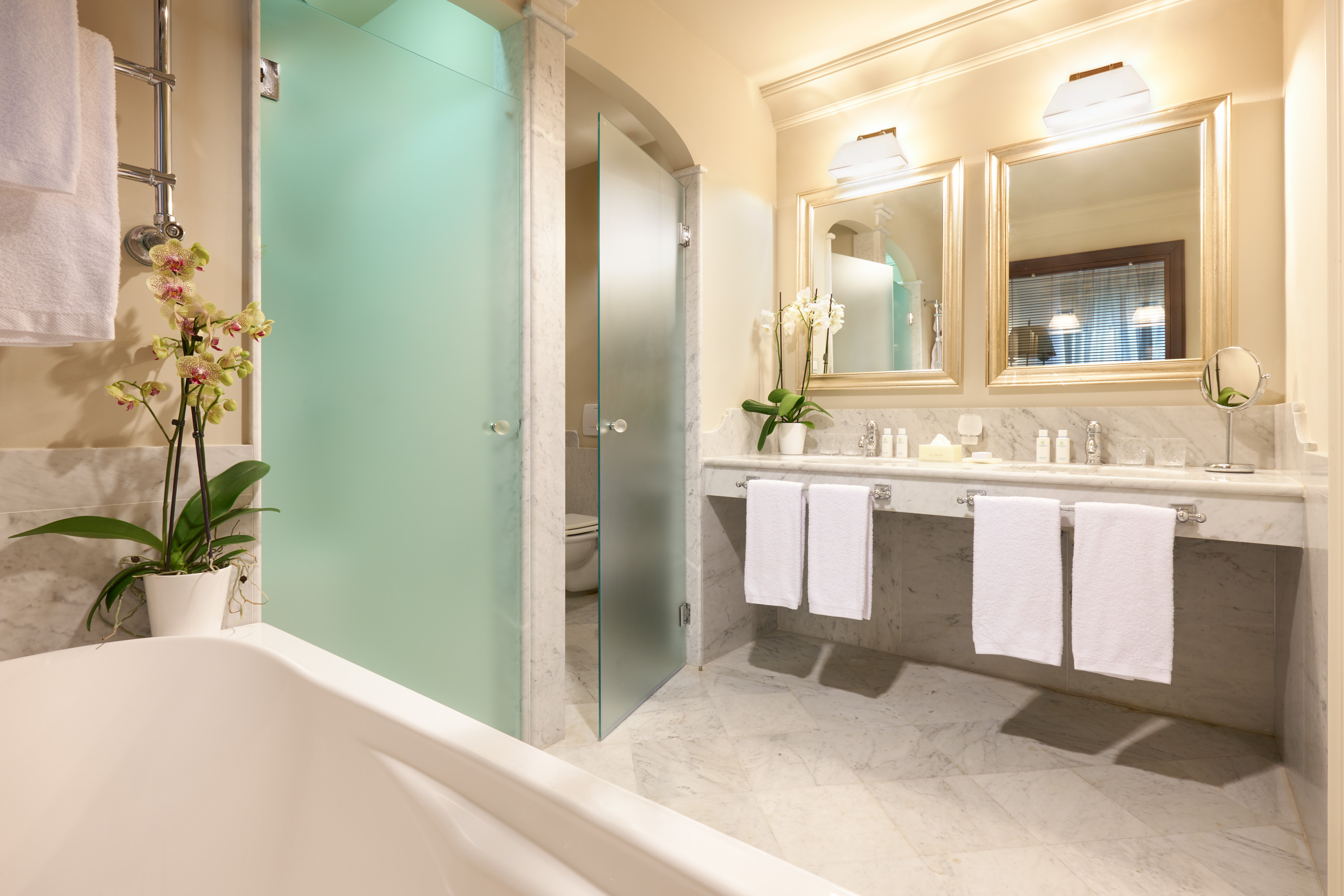 18suite pool view bathroom