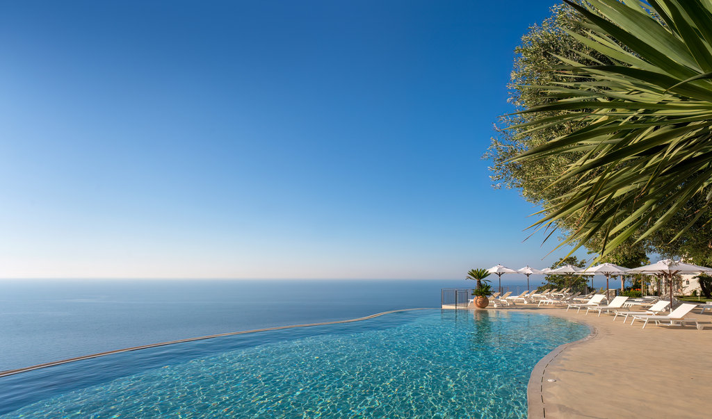 swimming pool with view