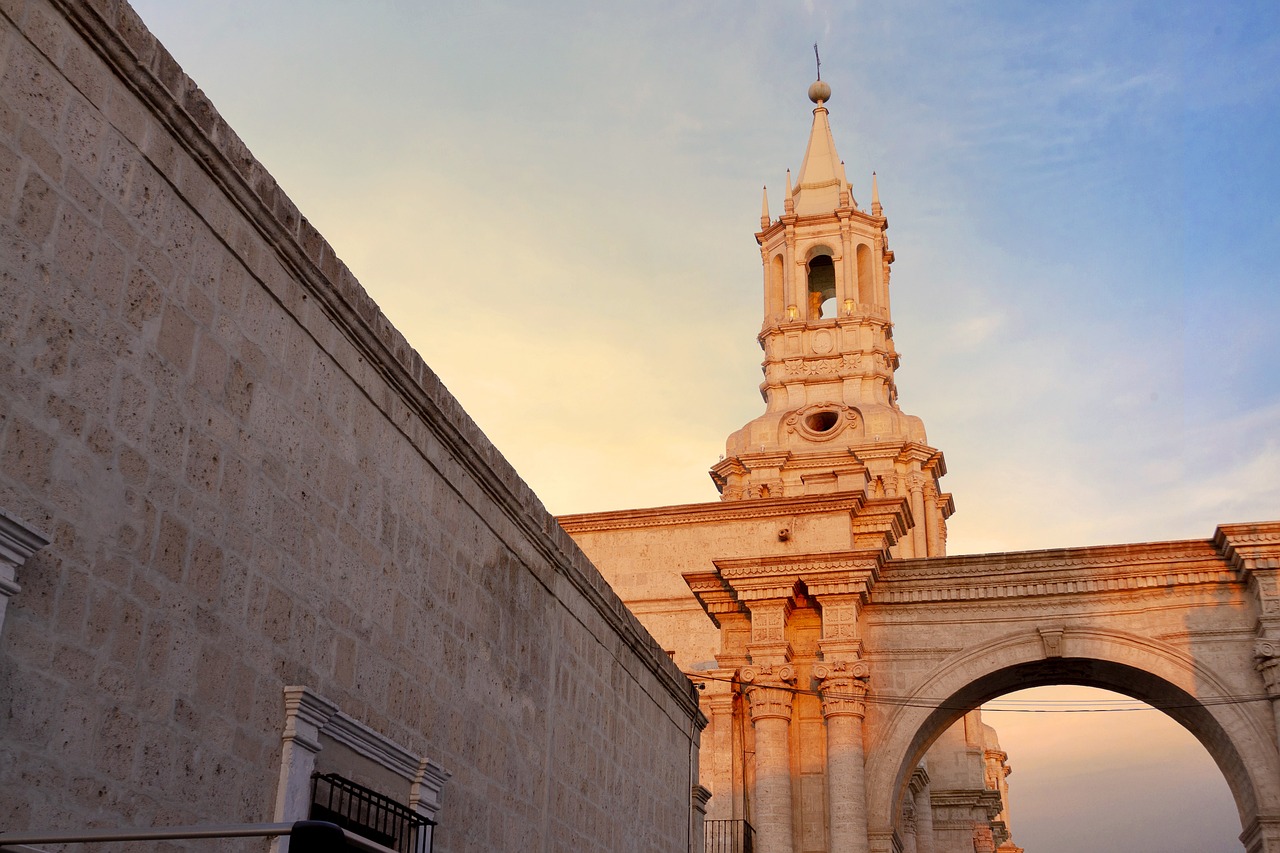 kerk arequipa stad