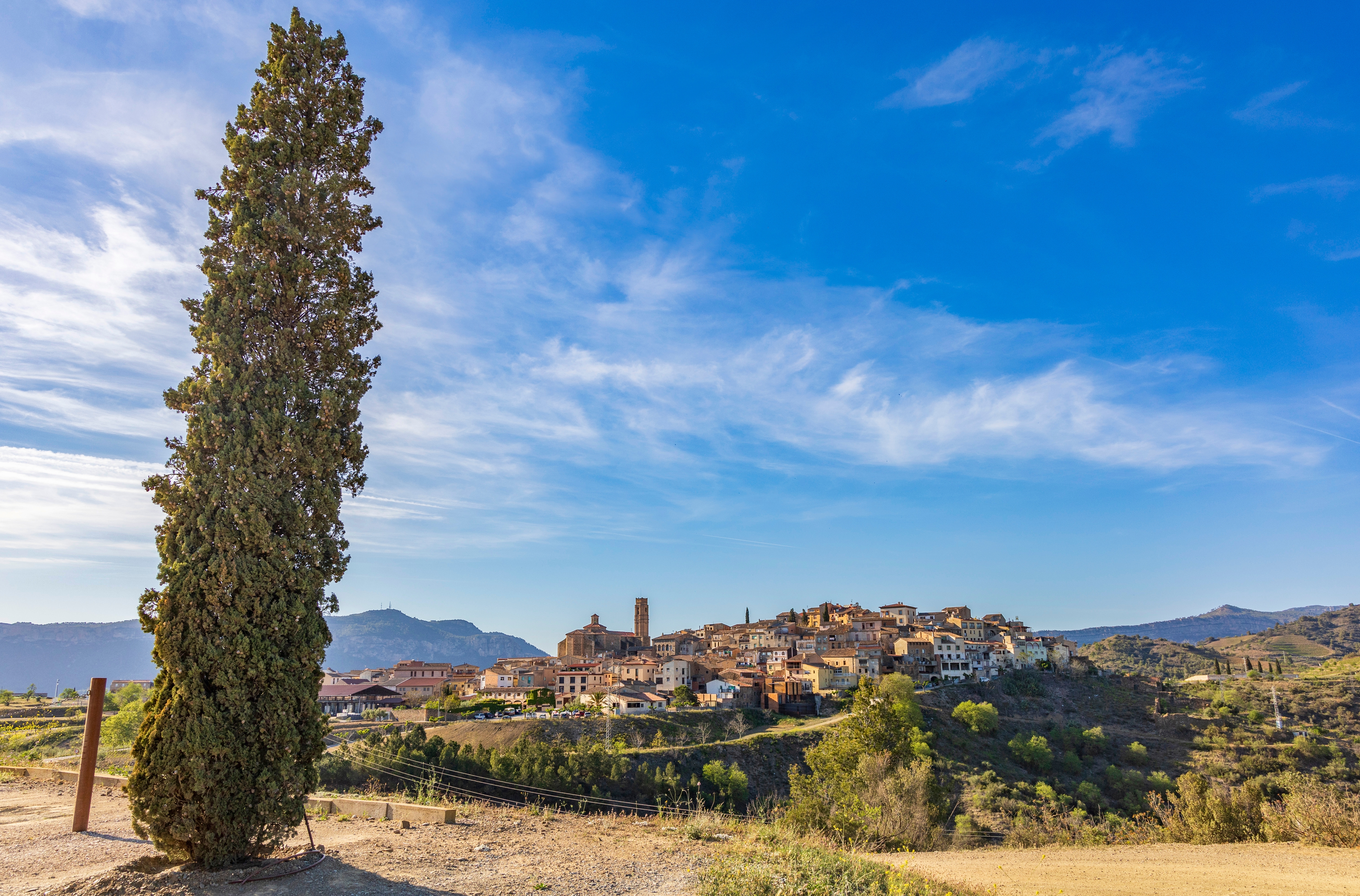 het dorp gratallops in tarragona