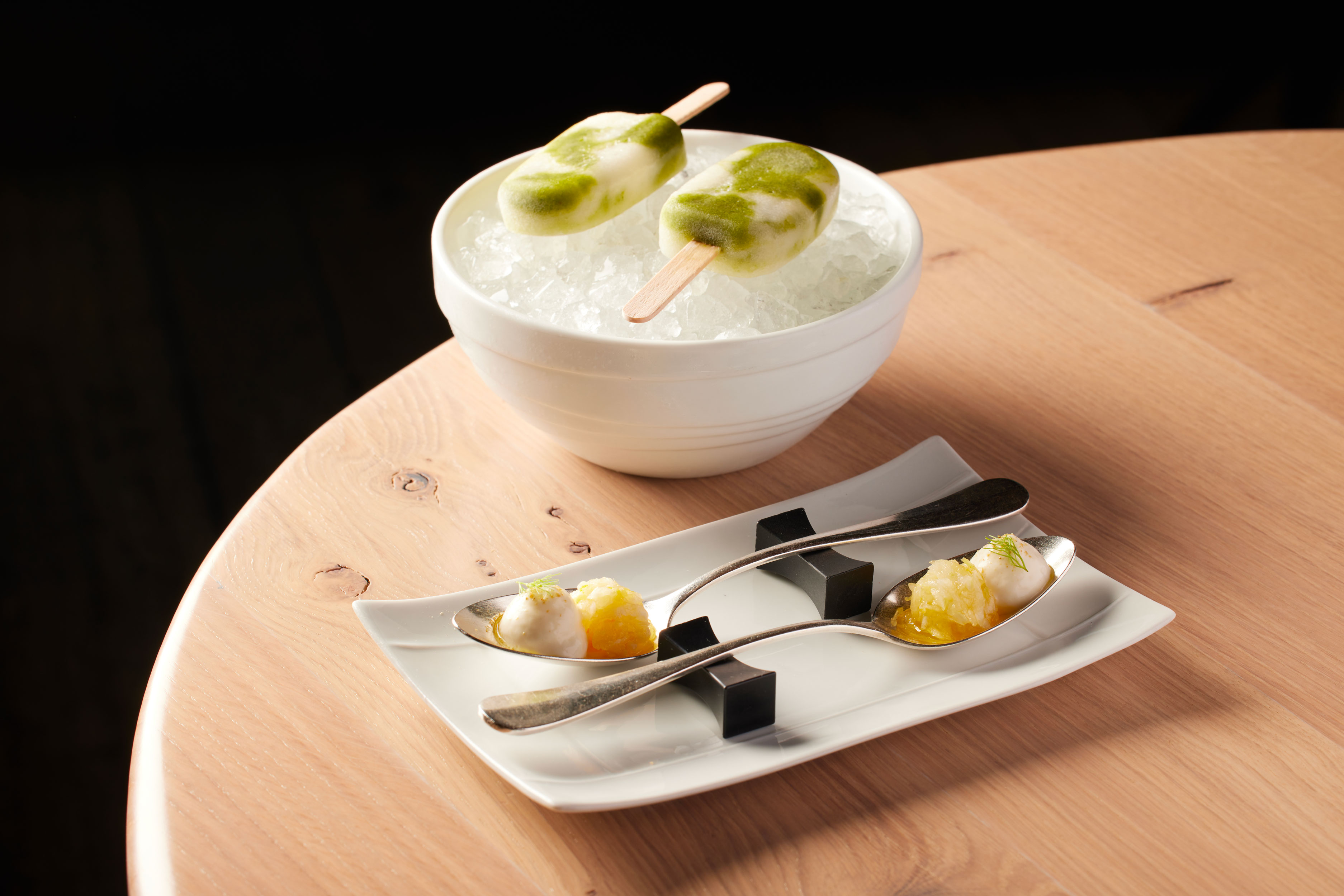 feuillage fenouil au sirop et sorbet citron estragon 1