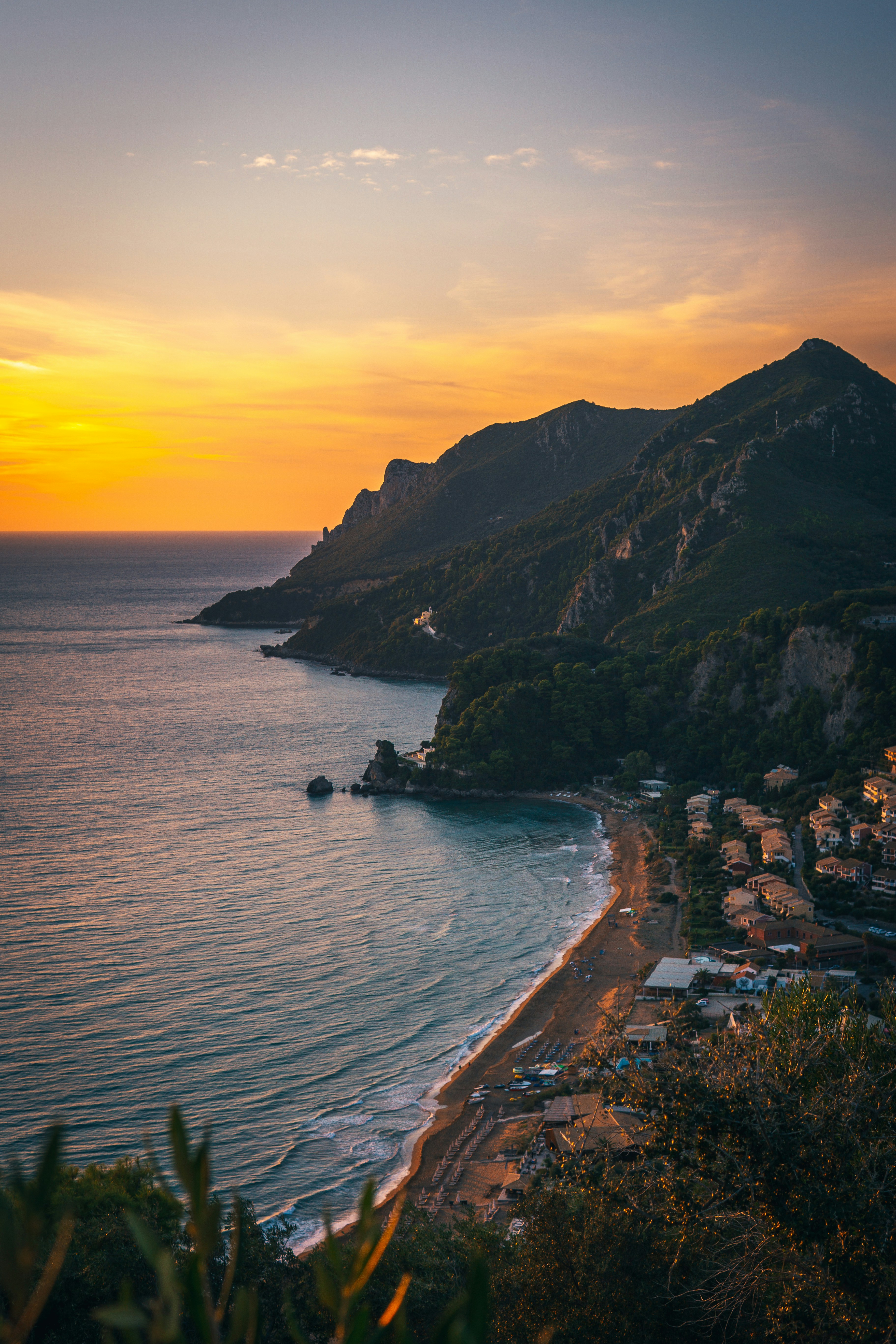 corfu sunset