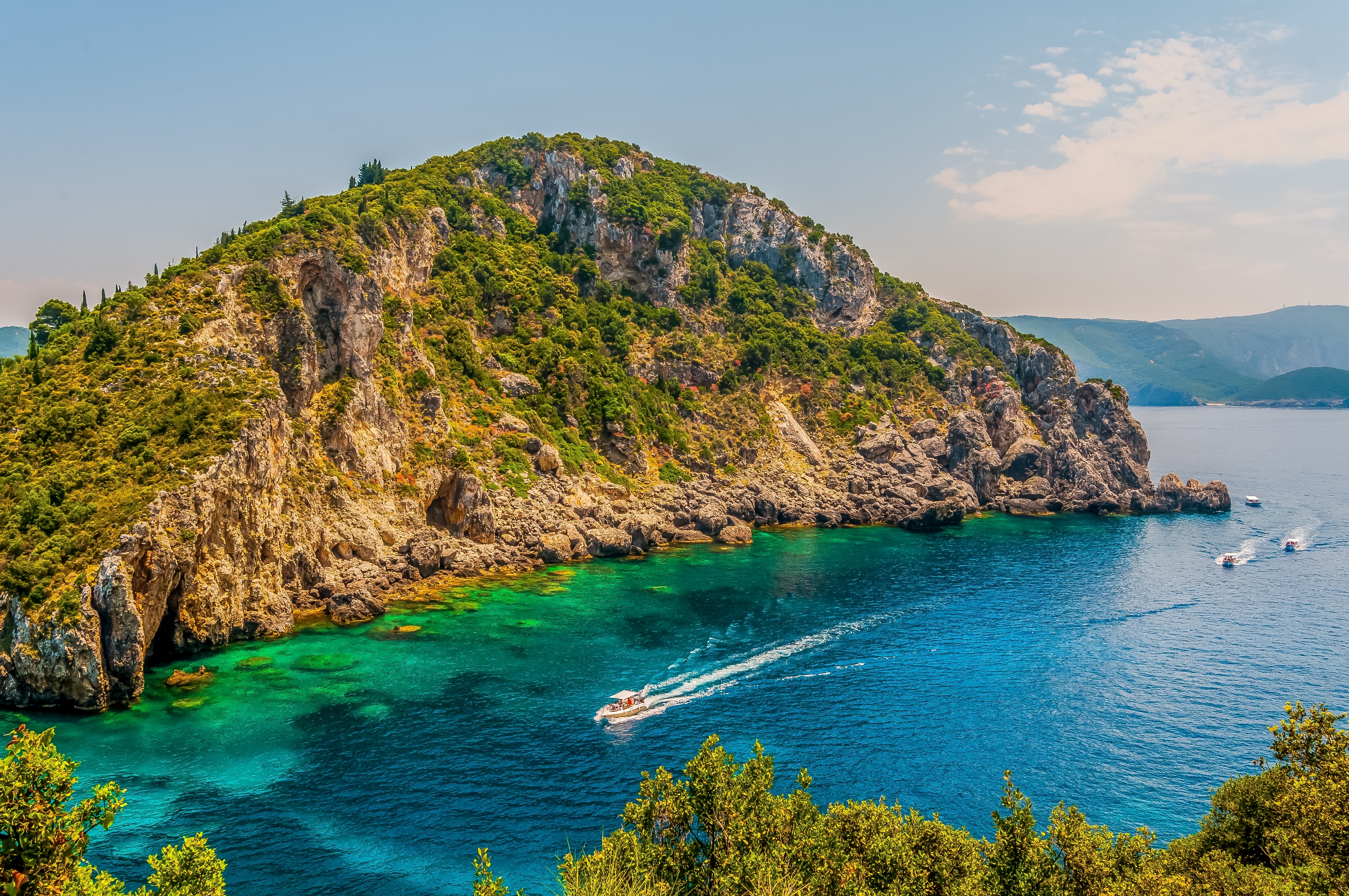 paleokastritsa sea