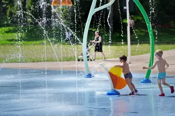 speeltuin kinderen water