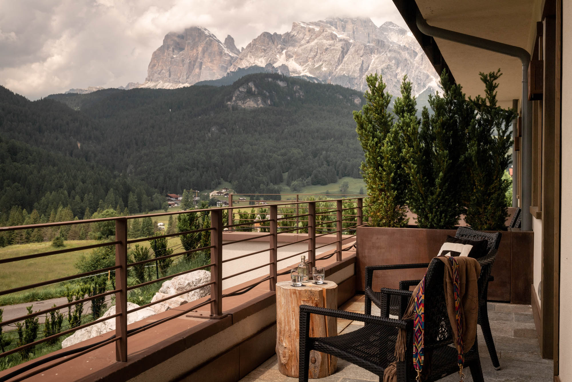 dolomites suite terrace view 1