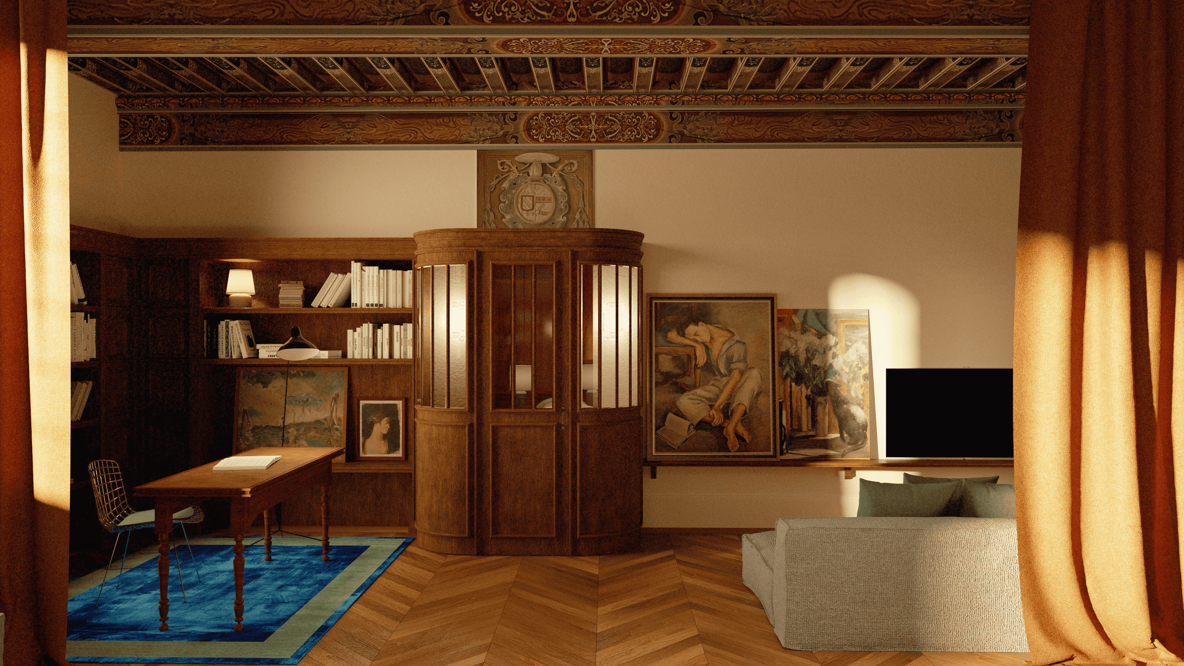 suite part vue face entree