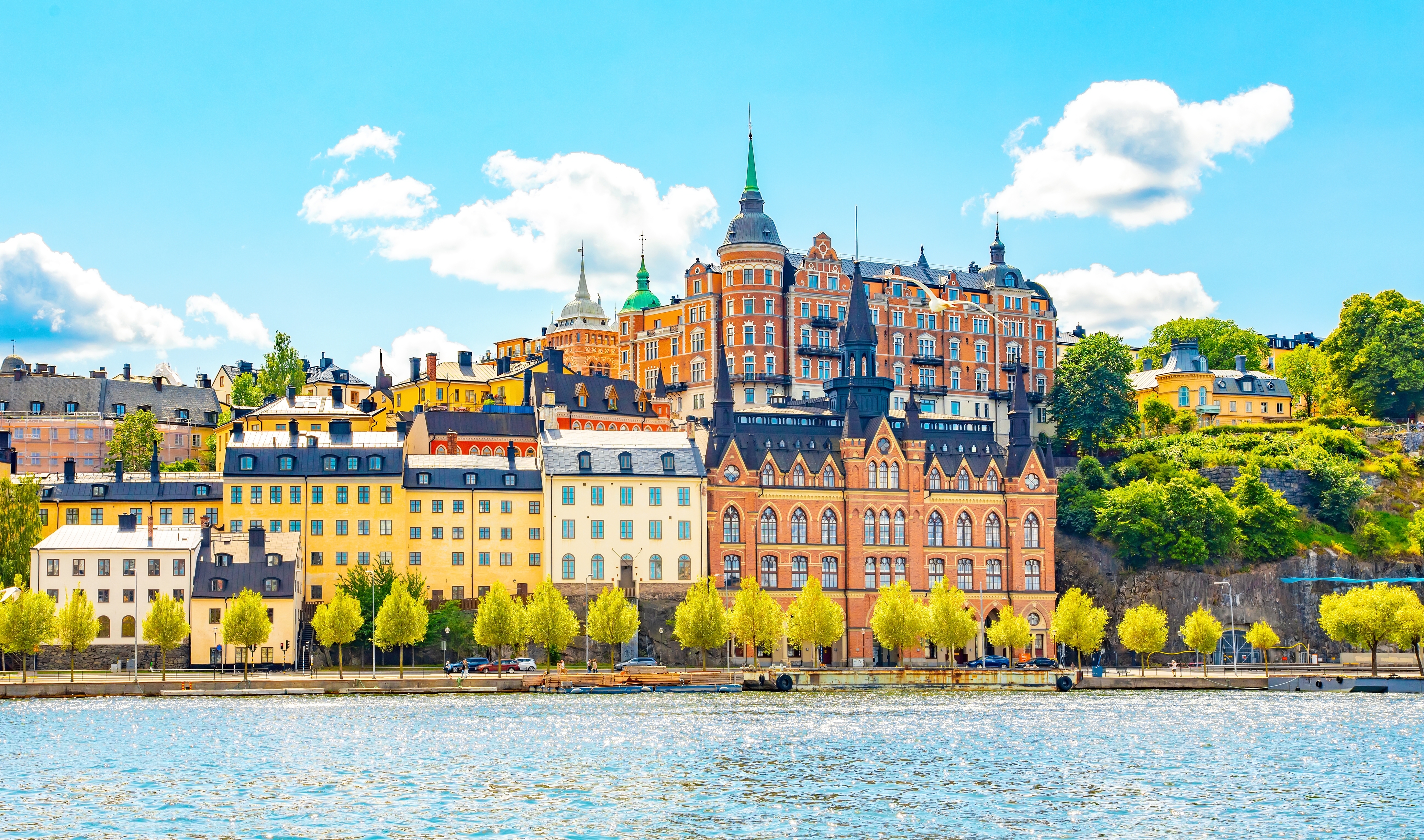 stockholm city skyline mariaberget area sweden travel photo beautiful swedish architecture waterfront sodermalm district