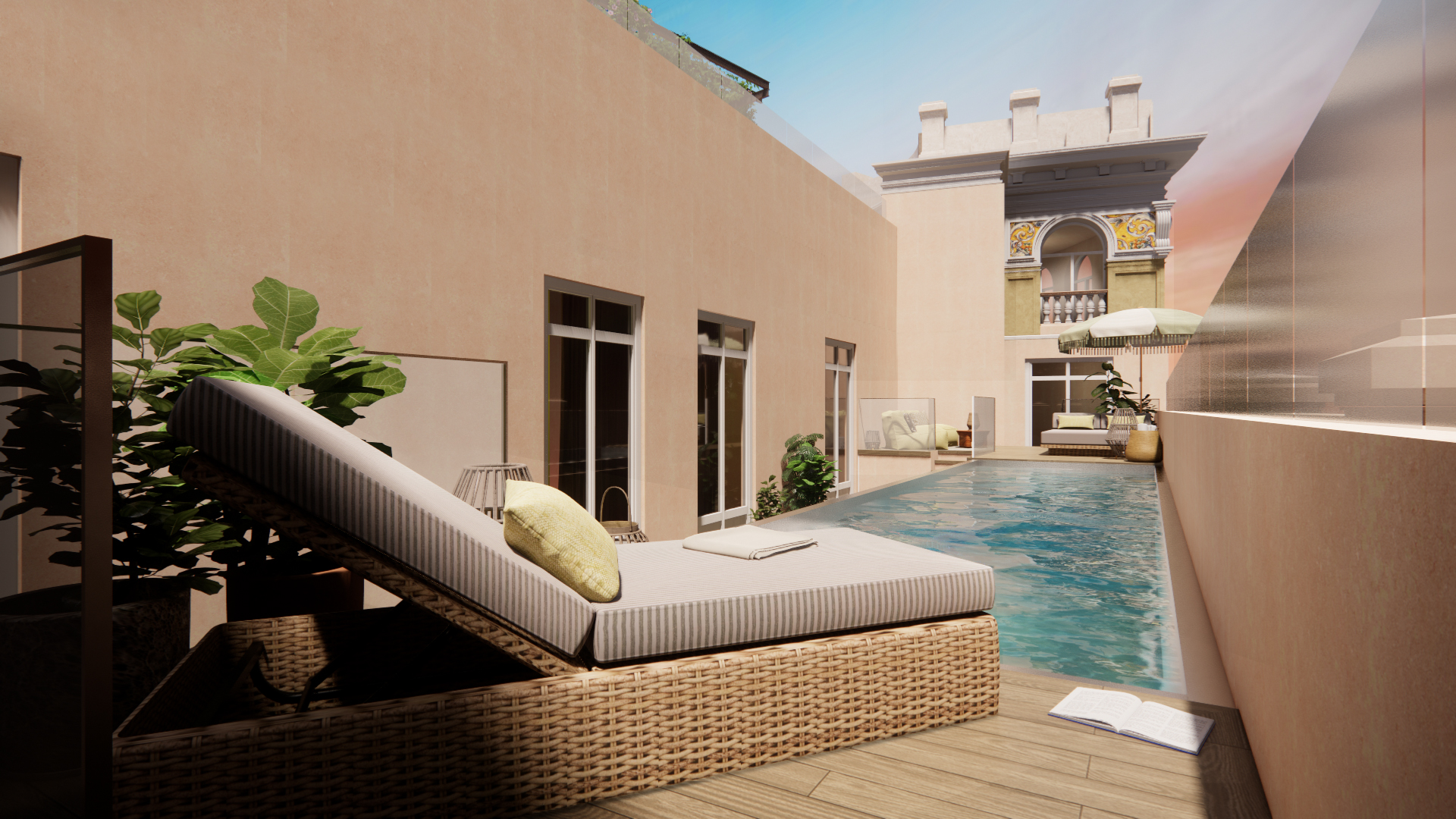 semi private pool