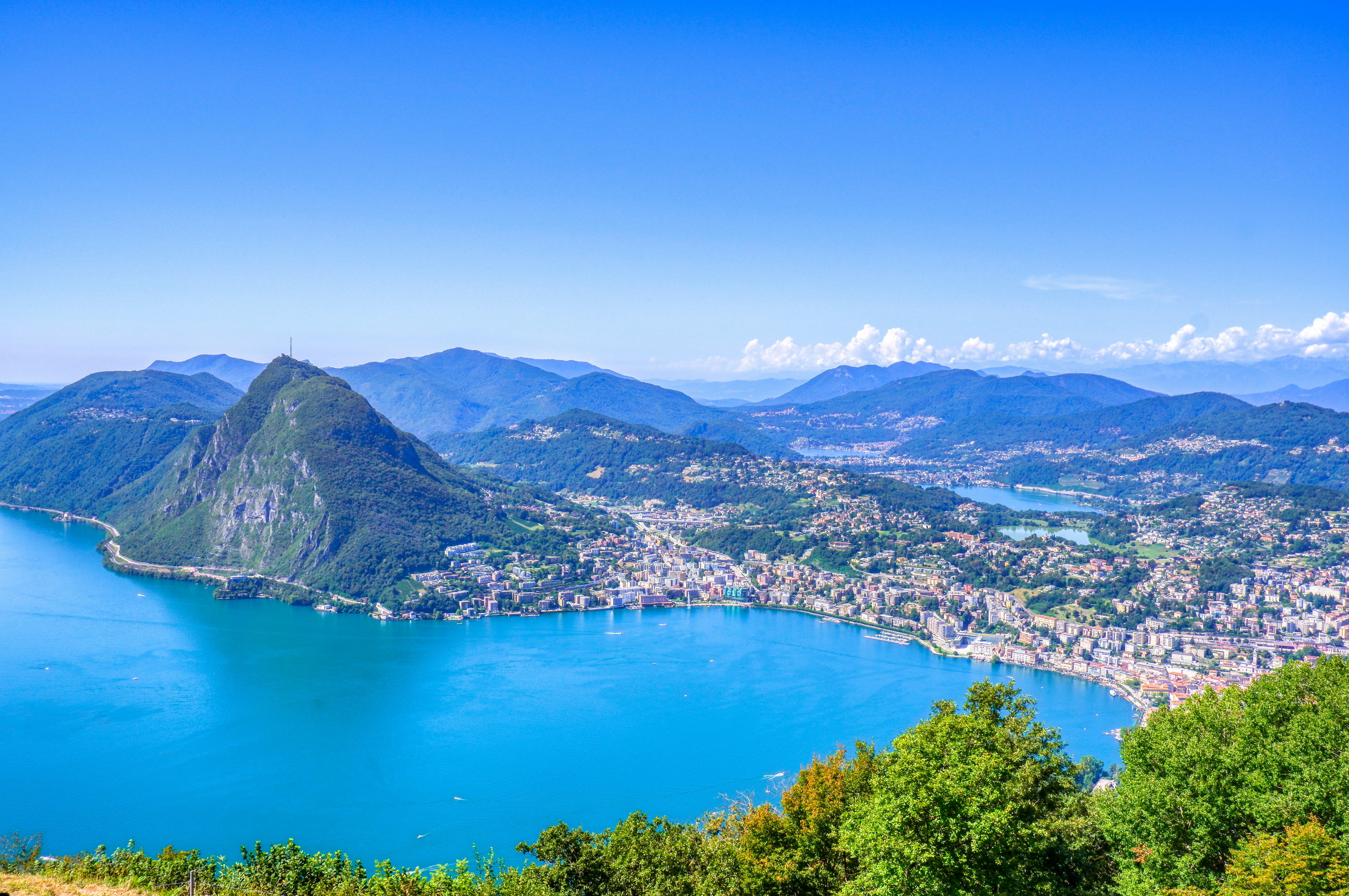 Lugano, le charme méditerranéen en Suisse